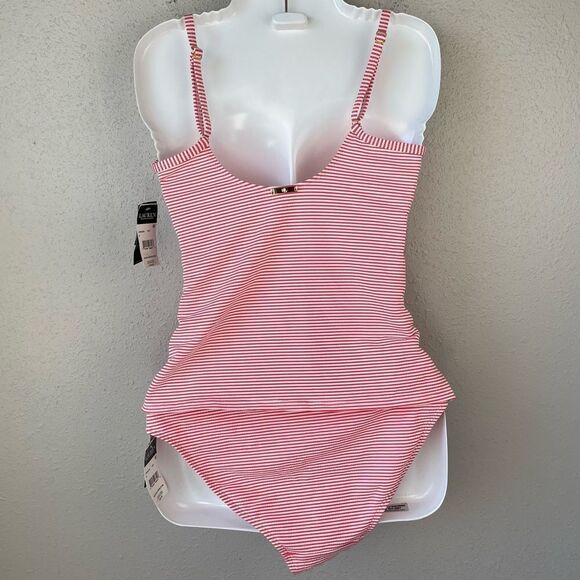 NWT Lauren Ralph Lauren Tankini and Matching Bottoms Size 8 - Picture 4 of 7